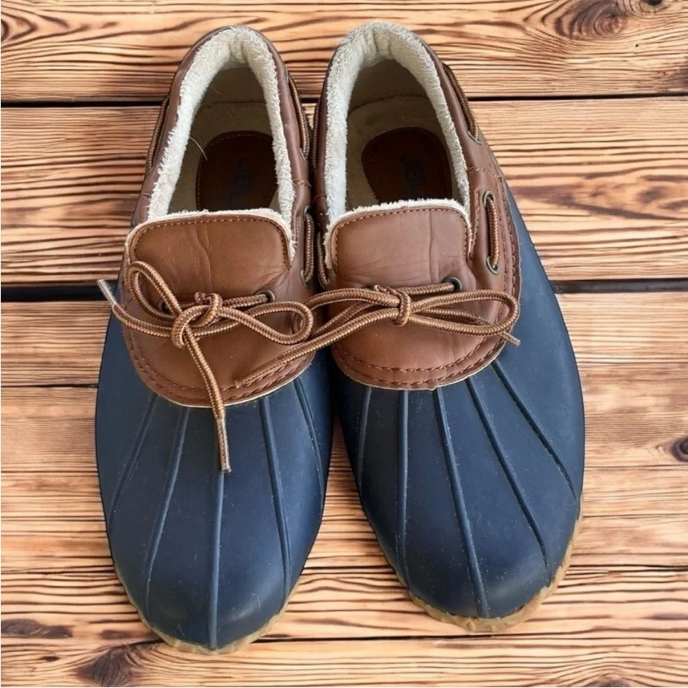 JBU by Jambu Gwen Faux Fur Lined Duck Shoes Women’s 10 Blue Brown